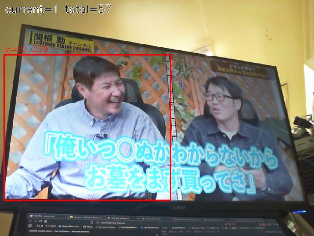 latest annotated frame
